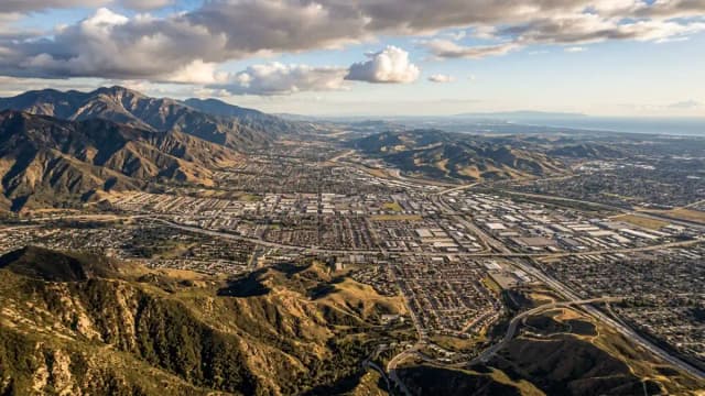 Fontana aerial view