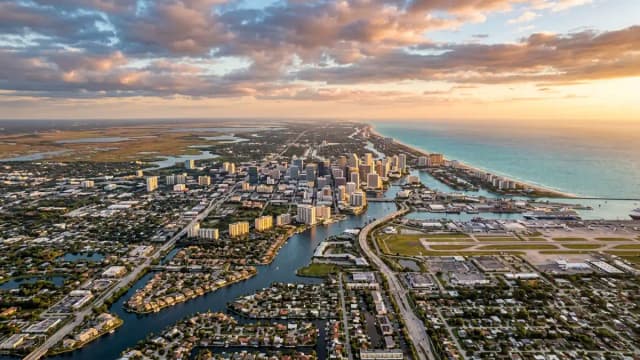 Fort Lauderdale aerial view
