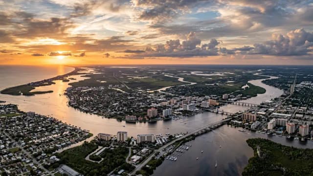 Fort Myers aerial view