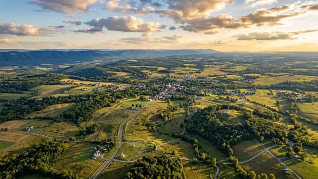 Gettysburg aerial view