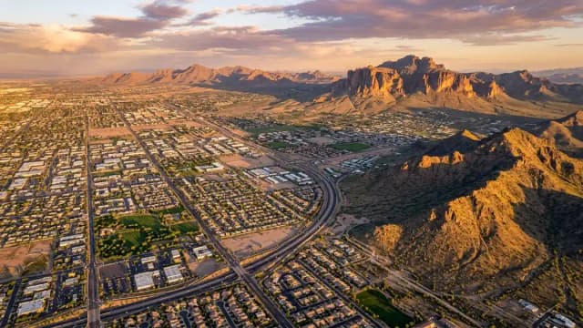Gilbert aerial view