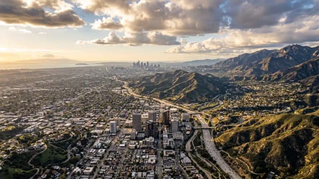 Glendale aerial view