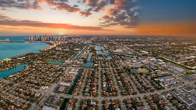 Hialeah aerial view