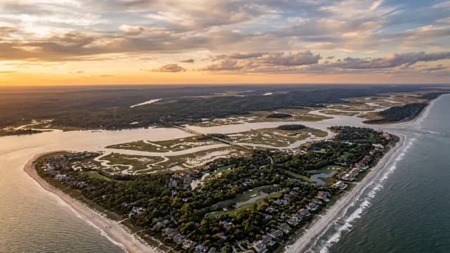 Hilton Head Island aerial view