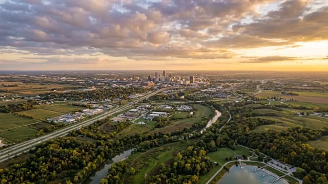 Indianapolis aerial view