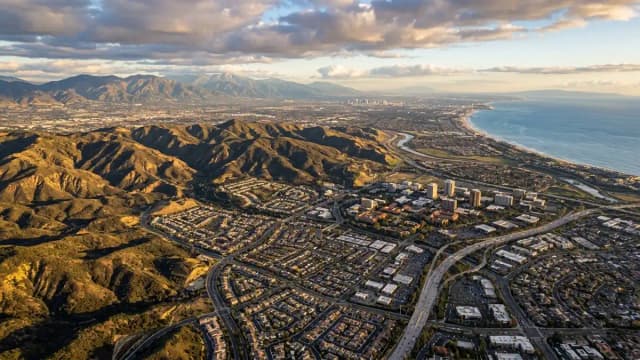 Irvine aerial view