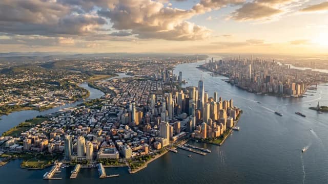 Jersey City aerial view