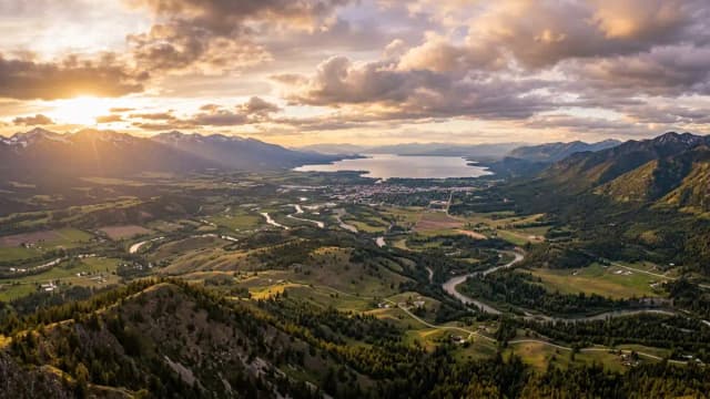Kalispell aerial view
