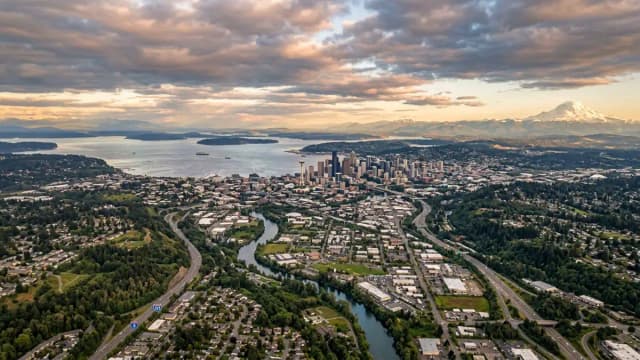 Kent aerial view