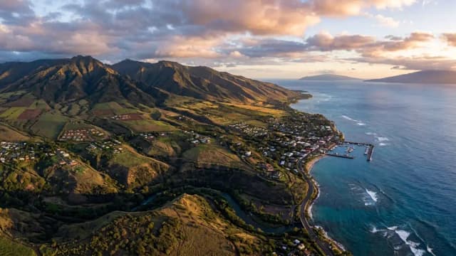 Lahaina aerial view