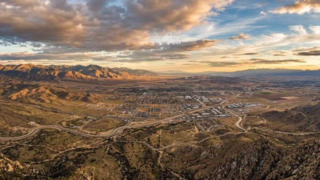 Lancaster aerial view