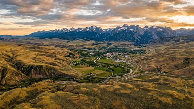 Lander aerial view