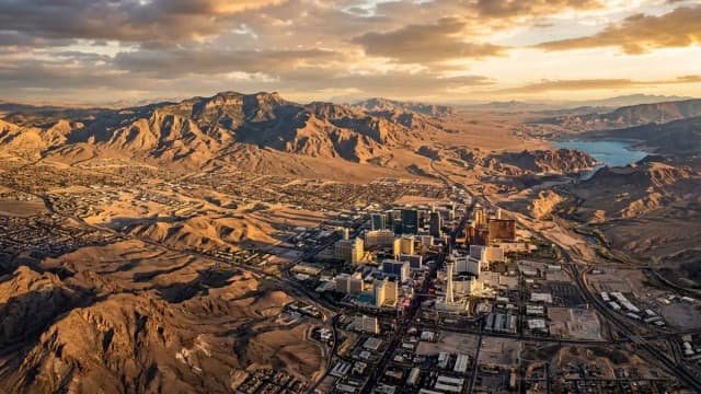 Las Vegas aerial view