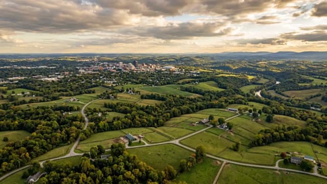 Lexington aerial view