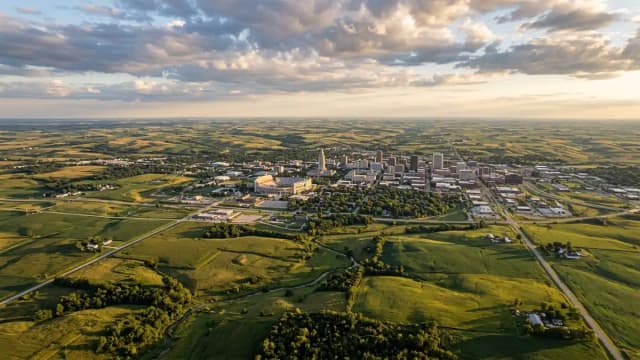 Lincoln aerial view