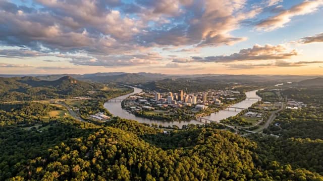 Little Rock aerial view