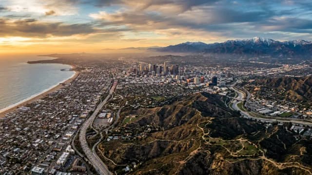 Los Angeles aerial view