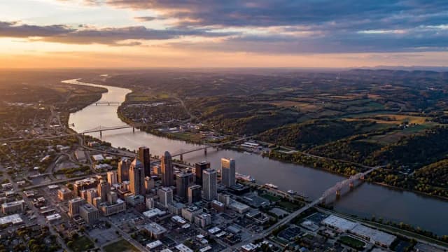 Louisville aerial view