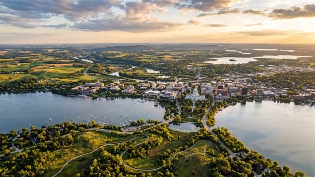 Madison aerial view