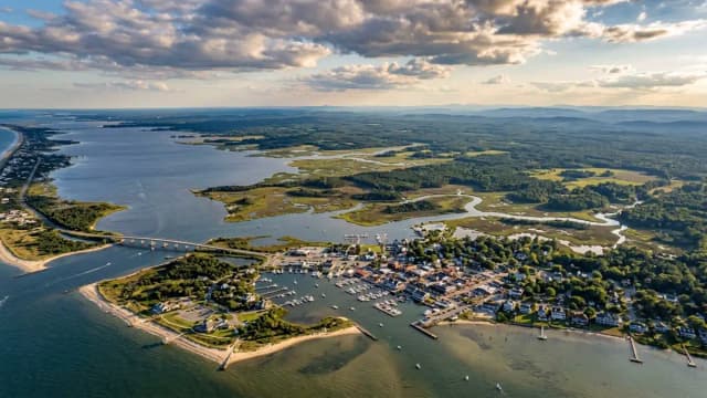 Manteo aerial view