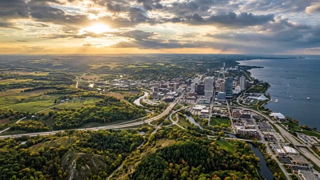 Milwaukee aerial view