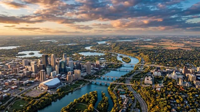 Minneapolis aerial view