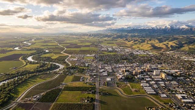 Modesto aerial view