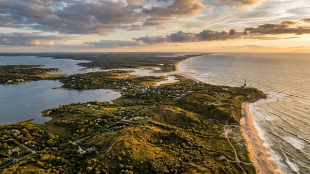Montauk aerial view
