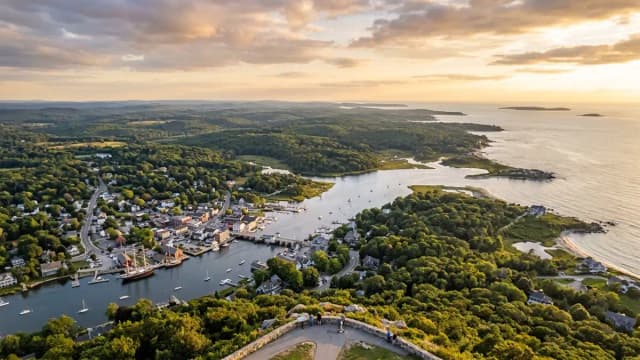 Mystic aerial view