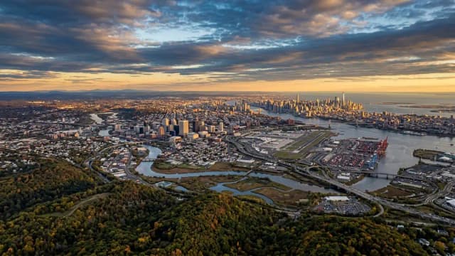 Newark aerial view