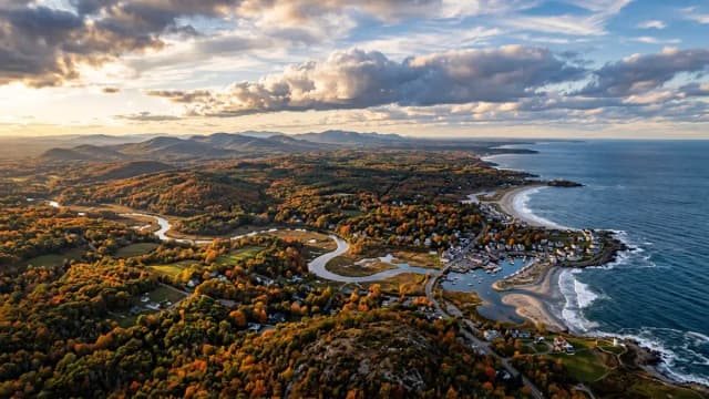 Ogunquit aerial view