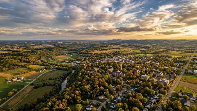 Oxford aerial view