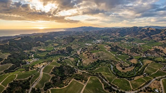 Paso Robles aerial view