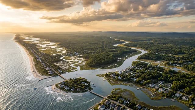 Pawleys Island aerial view