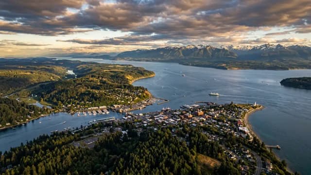 Port Townsend aerial view