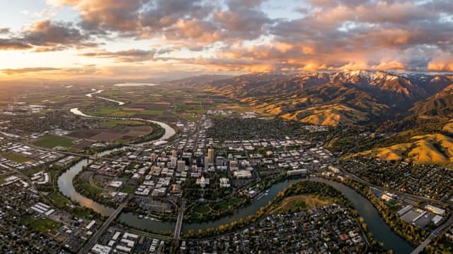 Sacramento aerial view