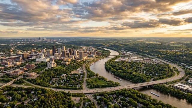 Saint Paul aerial view