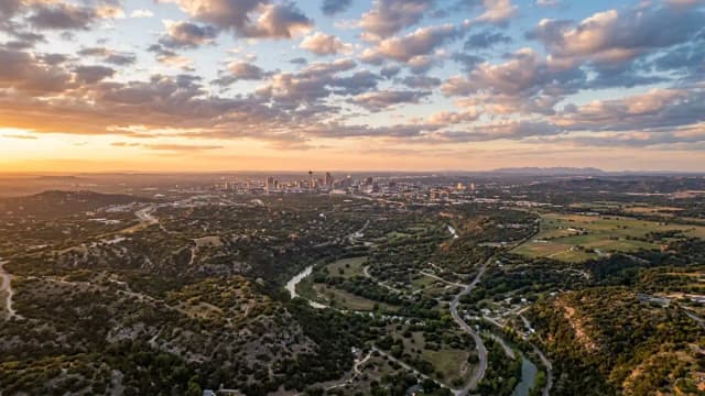 San Antonio aerial view