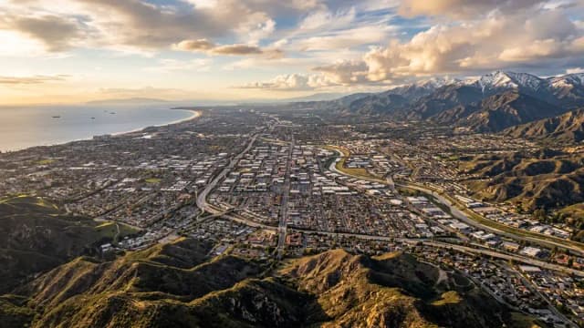 Santa Ana aerial view