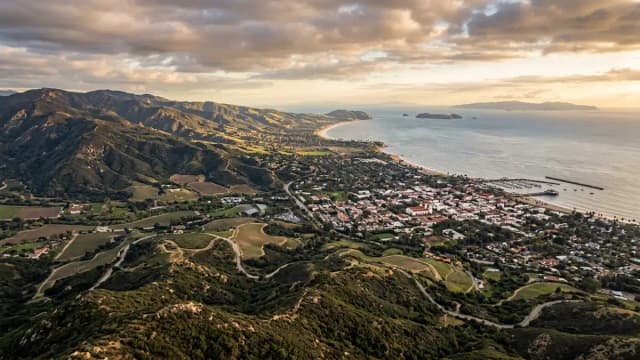 Santa Barbara aerial view