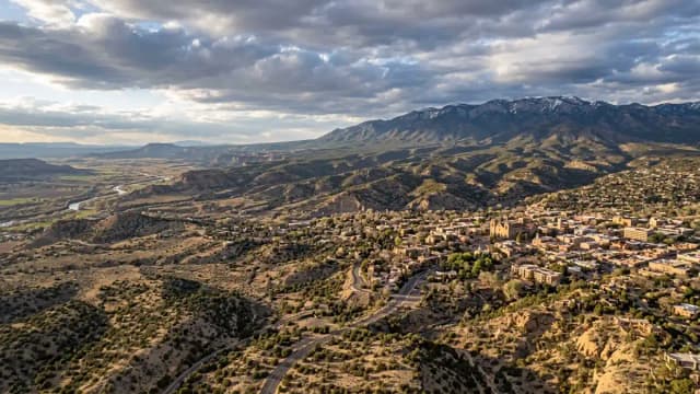 Santa Fe aerial view