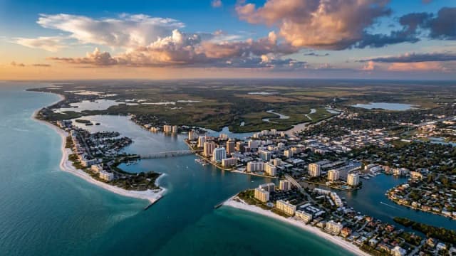 Sarasota aerial view