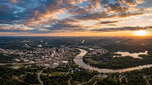 Shreveport aerial view