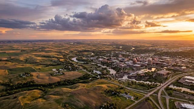 Sioux Falls aerial view
