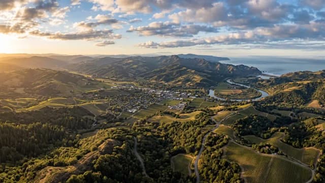 Sonoma aerial view