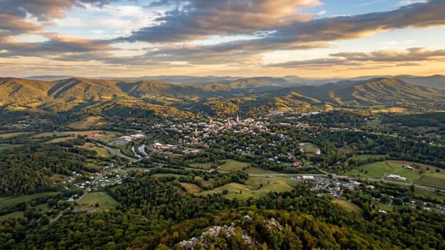 Staunton aerial view
