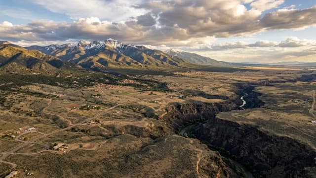 Taos aerial view