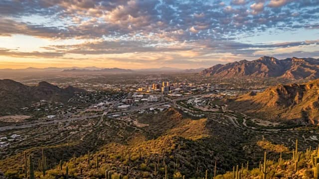 Tucson aerial view