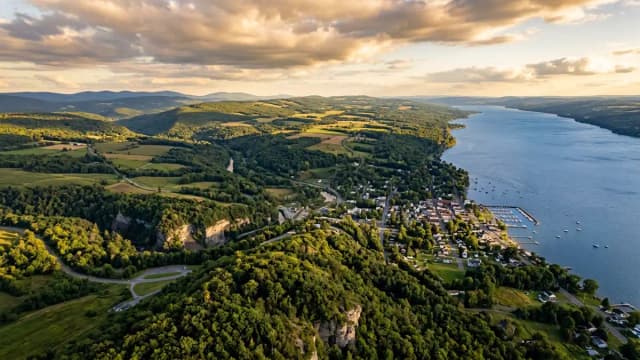 Watkins Glen aerial view