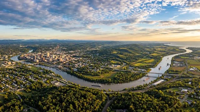 Wilmington aerial view